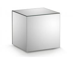 Mesa auxiliar espejo krystal 40x40