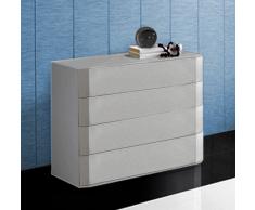 Comoda lacada plata C-102