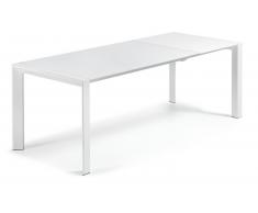 Mesa extensible blanco newton 160-220x90