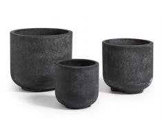 Set maceteros cuenco polycemento Negret