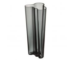Iittala Jarrón Alvar Aalto, gris oscuro 255 mm