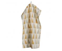 Nordic Nest Paño de cocina New Harlequin spicy mustard (amarillo-gris)