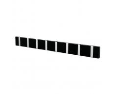LoCa Perchero de pared Knax 80 cm negro-gris