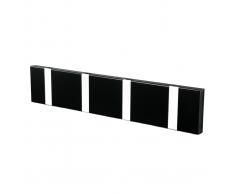 LoCa Perchero de pared Knax 40 cm negro-gris
