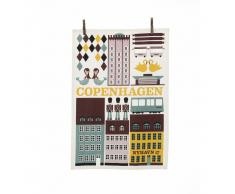 Ferm Living Paño de cocina Copenhagen multi