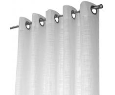 Arvidssons Textil Cortina con ojales Norrsken blanco