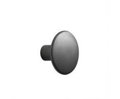 Muuto Gancho The Dots, acero inoxidable negro mediano