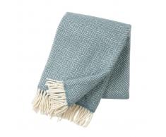 Klippan Yllefabrik Manta de lana Samba lead grey (gris)