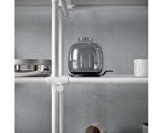 Menu Farol para velas Hallgeir smoke (gris)