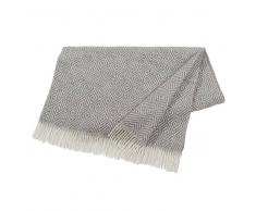 Nordic Nest Manta de lana Salt stone (gris)