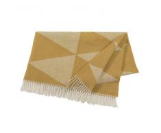 Nordic Nest Manta de lana Rime Mustard (amarillo)