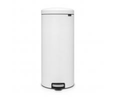 Brabantia Cubo de pedal New Icon 30L mineral eternal white (blanco)