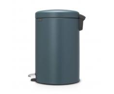 Brabantia Cubo de pedal newIcon 20L mineral reflective blue (azul)