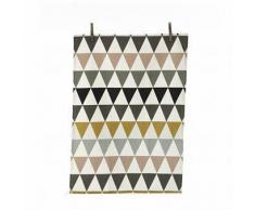 Ferm Living Paño de cocina Triangle multi