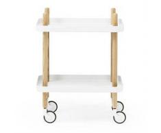 Normann Copenhagen Mesa auxiliar Block blanco