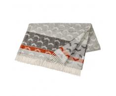 Nordic Nest Manta de lana Arrow Rusty red (rojo)