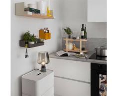 Iittala Caja de almacenaje Vakka L fresno blanco