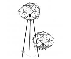 Globen Lighting Lámpara de pie Diamond negro