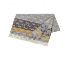Nordic Nest Manta de lana Arrow Mustard (amarillo)