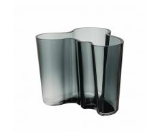 Iittala Jarrón Alvar Aalto, gris oscuro 120 mm