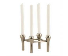 House Doctor Candelabro Molecular 4 plata