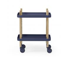 Normann Copenhagen Mesa auxiliar Block azul oscuro