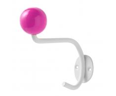 Superliving Perchero de pared 1 Superliving blanco-rosa neón