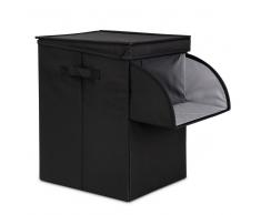 Brabantia Cesto ropa sucia apilable Brabantia 35L negro
