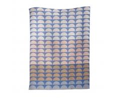 Ferm Living Paño de cocina Bridges azul