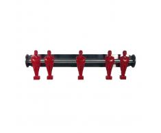 LADP Perchero de pared Offside inoxidable-rojo