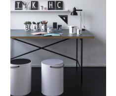 Design Letters Taburete con almacenaje Design Letters gris
