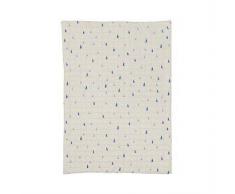 Ferm Living Manta acolchada Cone gris
