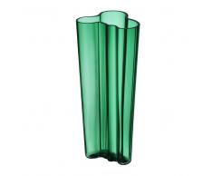 Iittala Jarrón Alvar Aalto verde esmeralda 255 mm