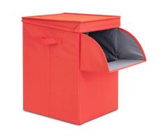 Brabantia Cesto ropa sucia apilable Brabantia 35L rojo