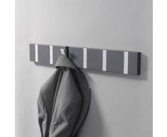 LoCa Perchero de pared Knax 40 cm roble enjabonado-gris