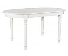 Mesa de comedor blanca vintage George