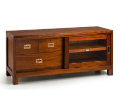 Mueble tv 3 cajones Colonial Flamingo