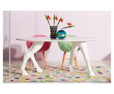Mesa de comedor Horseshoe blanca