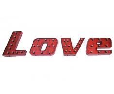 Aplique de pared vintage Love