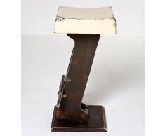 Taburete alto blanco Vintage Tecla