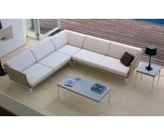Sofá modular de jardín Brafta