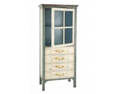 Vitrina puerta 4 cajones Vintage Fenicia