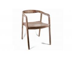 Sillón teca blanqueada