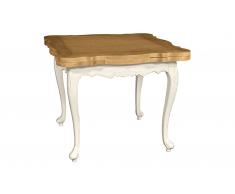 Mesa cuadrada extensible vintage Nantes