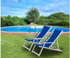 Sillas de playa plegables aluminio portatiles apoyabrazos piscina R...