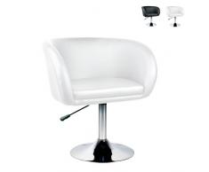 Taburete sillón giratorio de cuero sintético AUSTIN Design Moderno