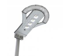 Farola solar lampara LED energía solar 2500 lúmenes para calle Jardin