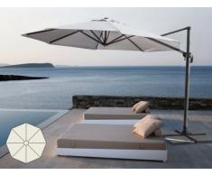 Parasol excentrico sombrilla de jardin 3 mt aluminio octogonal PARA...