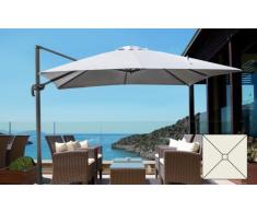 Parasol jardín 3x3 brazo aluminio cuadrado PARADISE