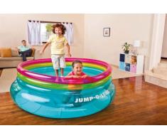 Saltador elástico inflable doble para niños Intex 48267 Jump-O-Lene